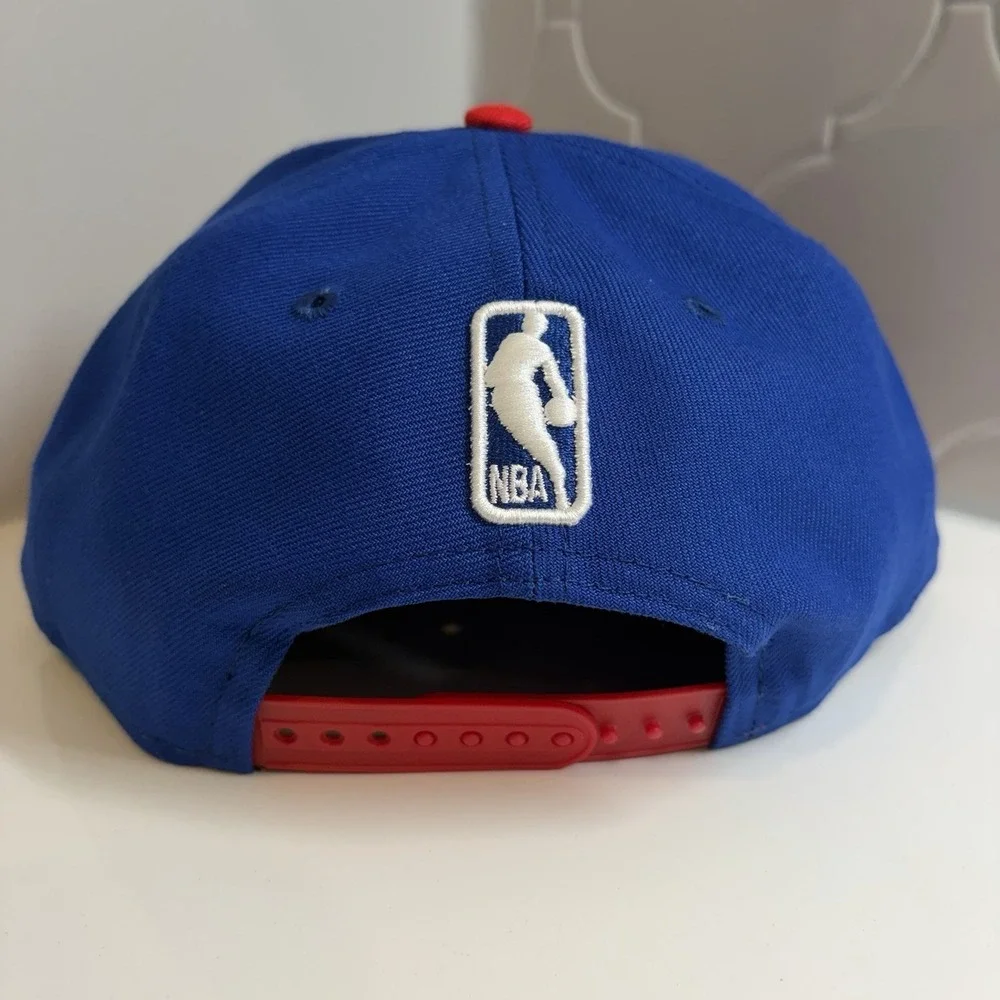 Philadelphia 76ers New Era 9FIFTY Two Tone Blue Red Adjustable Snapback Hat OSFM